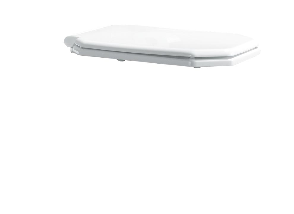 Boheme Vogue Крышка-сиденье для унитаза, с микролифтом, цвет: белый 946