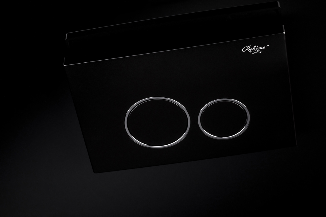 Boheme NeoArt Кнопка смыва для инсталляции, пластик, цвет: black 662