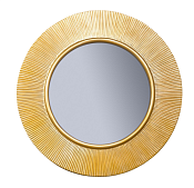 Boheme NeoArt Зеркало d82 см в полиуретановой раме, с подсветкой, цвет: gold 528-G light