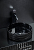 Boheme Monaco Раковина чаша 39х39х12h см, без перелива, хрусталь, цвет: black 817-B