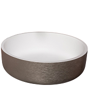 Boheme NeoArt Раковина чаша 41х41х14h см, без перелива, цвет: серебро 819-SL