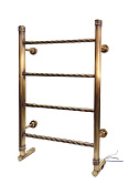 Boheme Provanse Spirale Полотенцесушитель электрический 50x78h см, подключение снизу, цвет: bronze 708