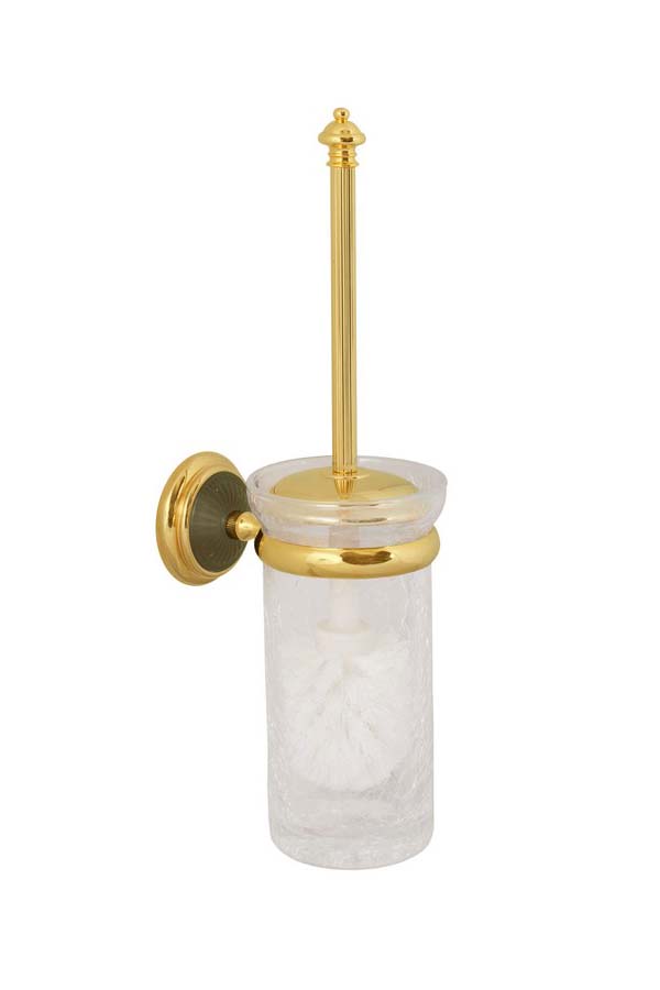 Boheme Palazzo Ершик для унитаза подвесной со стеклянной колбой, цвет: gold 10164