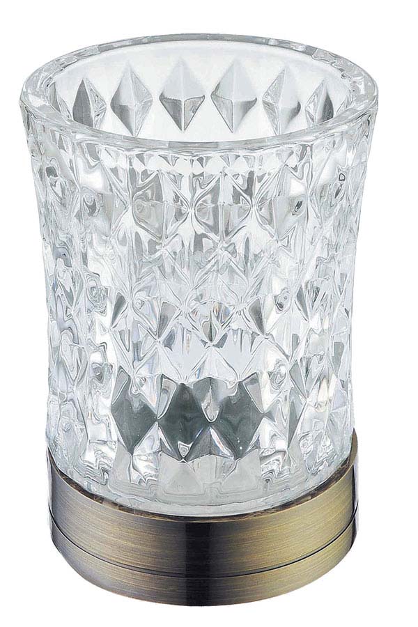 Boheme Стакан настольный, стеклянный полупрозрачный, цвет: bronze 10211