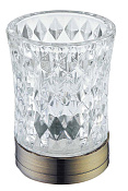 Boheme  Стакан для зубных щеток, настольный, хрустальное стекло, цвет: bronze 10211