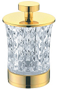 Boheme Стакан для хранения 8x8 см, стеклянная колба, цвет: gold 10215