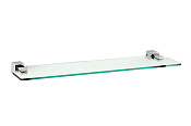 Boheme Venturo Полка стеклянная 55x13 см, подвесная, стекло прозрачное, цвет: chrome 10302