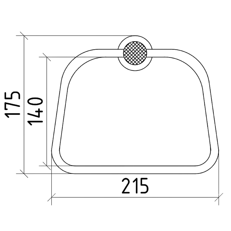 Boheme Royal Cristal Полотенцедержатель 21,5 см, подвесной, цвет: chrome 10925-CR