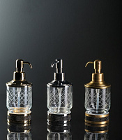 Boheme Royal Cristal Дозатор для жидкого мыла, настольный, стеклянная колба, цвет: chrome 10929-CR