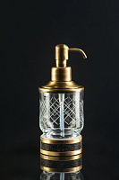 Boheme Royal Cristal Дозатор для жидкого мыла, настольный, стеклянная колба, цвет: chrome 10929-CR