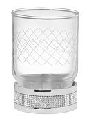 Boheme Royal Cristal Стакан настольный, стеклянный полупрозрачный, цвет: chrome 10931-CR