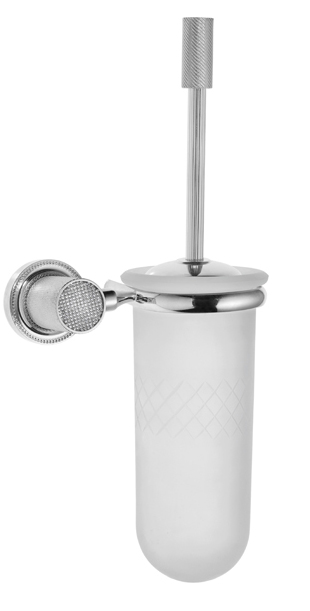 Boheme Royal Cristal Ершик для унитаза подвесной со стеклянной колбой, цвет: chrome 10933-CR