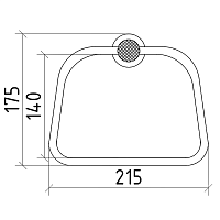 Boheme Royal Cristal Полотенцедержатель 21,5 см, подвесной, цвет: gold 10925-G