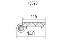 Boheme Royal Cristal Мыльница со стеклянной чашей, подвесная, цвет: gold 10923-G-B