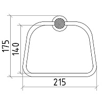 Boheme Royal Cristal Полотенцедержатель 21,5 см, подвесной, цвет: bronze 10925-BR-B