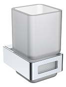 Boheme Q Стакан подвесной, стеклянный полупрозрачный, цвет: chrome 10944-CR