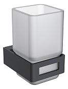 Boheme Q Стакан подвесной, стеклянный полупрозрачный, цвет: black 10944-B