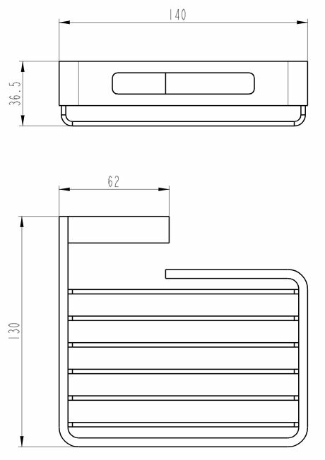 Boheme Q Держатель для губки, подвесной, цвет: gold 10959-G
