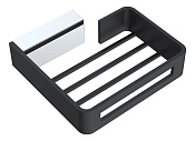 Boheme Q Держатель для губки, подвесной, цвет: chrome/black 10959-CR-B