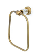 Boheme Murano Cristal Полотенцедержатель подвесной, 20,5x9,5x28,5h см, хрусталь, цвет: bronze 10905-CRST-BR