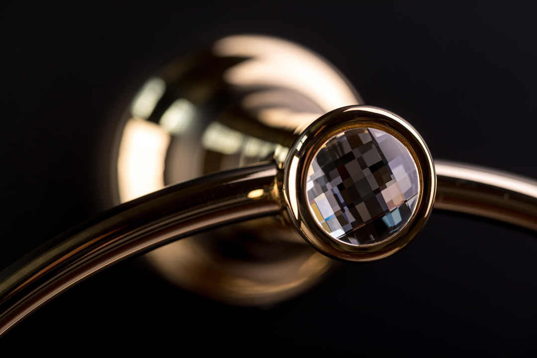 Boheme Chiaro Полотенцедержатель 29 см, подвесной, цвет: gold 10505