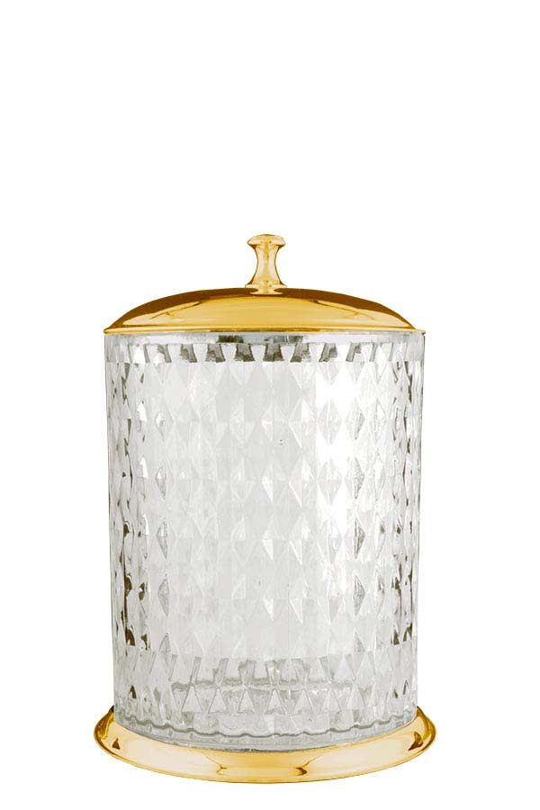 Boheme Chiaro Ведро с крышкой напольное, 5 литров, цвет: gold 10518
