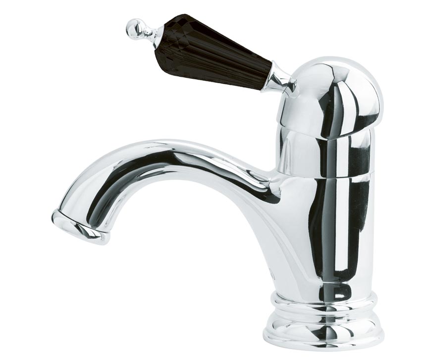 Boheme Tradizionale Nero Смеситель для раковины без дк, длина излива 12,4 см, цвет: chrome 241