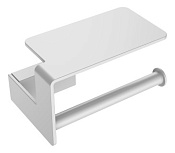 Boheme Q Держатель туалетной бумаги с полочкой, подвесной, цвет: matt white 10941-MW