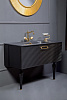 Armadi Art Vallessi Avantgarde Linea Тумба подвесная 100х46х38h см, цвет: черный/золото 842-100-BG