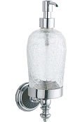 Boheme Vogue Дозатор для жидкого мыла, подвесной, стеклянная колба, цвет: chrome 10197