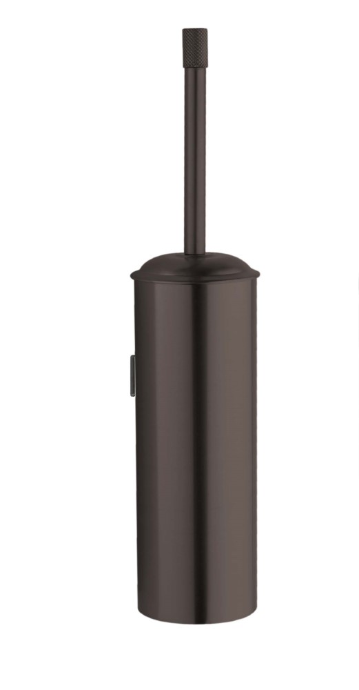 Boheme Uno Ершик для унитаза подвесной с латунной колбой, цвет: gun metall 10984-GM
