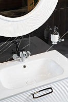 Boheme Зеркало d82 см в полиуретановой раме, с подсветкой, цвет: white 528-W light