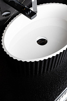 Boheme Monaco Раковина чаша овальная 50х35х14h см, без перелива, цвет: black 878-B