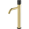 Boheme Stick Diamond Смеситель для раковины высота излива 20,3 см, без д/к, цвет: gold/black 122-GB