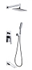 Boheme Venturo Душевой комплект встраиваемый - смеситель, верхний, ручной душ, шланг, цвет: chrome 374-2