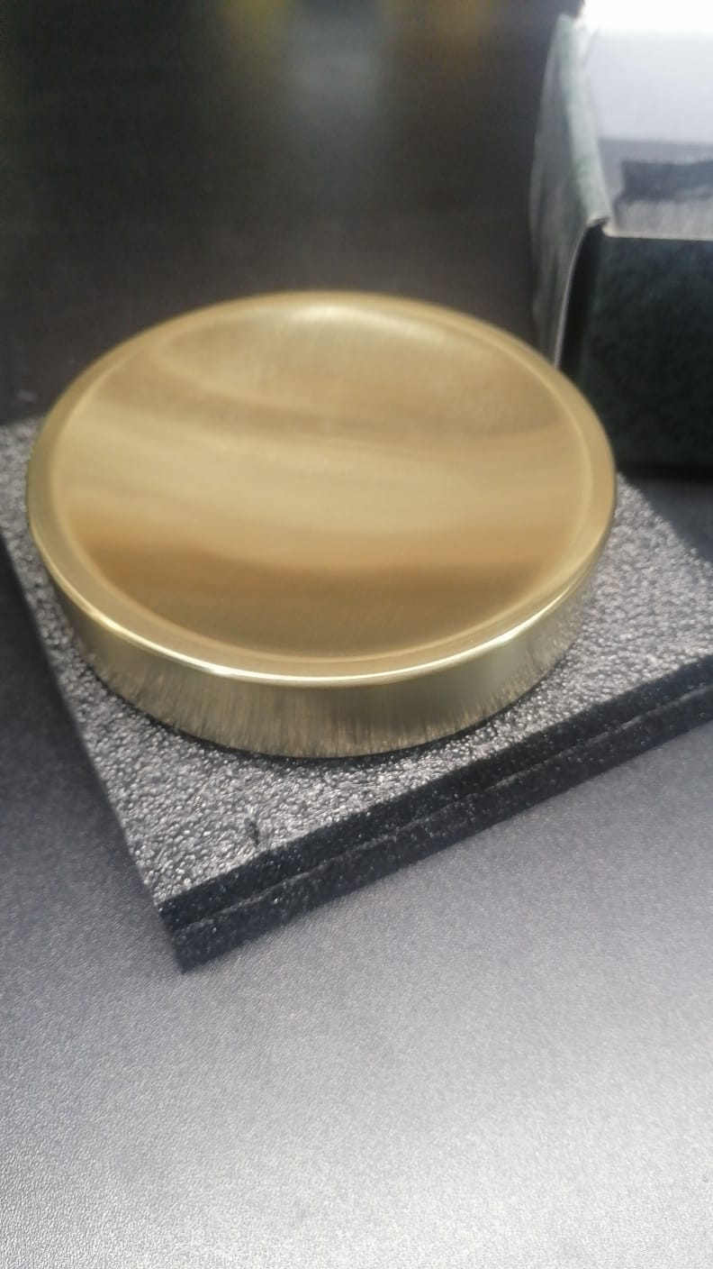 Boheme Мыльница с латунной чашей, настольная, цвет: matt gold 10963-MG