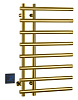 Boheme Uno Spirale Полотенцесушитель электрический 50x80h см, цвет: gold 722-G