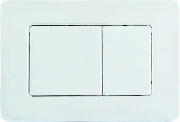 Boheme Кнопка смыва для инсталляции Geberit, нержавеющая сталь, цвет: matt white 650-MW