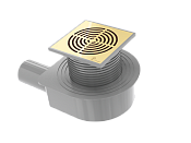 Boheme Трап точечный 15 см, с решеткой со щелью для воды, цвет: matt gold 984-15-MG