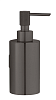 Boheme Uno Дозатор для жидкого мыла, подвесной, латунная колба цвет: gun metall 10977-GM