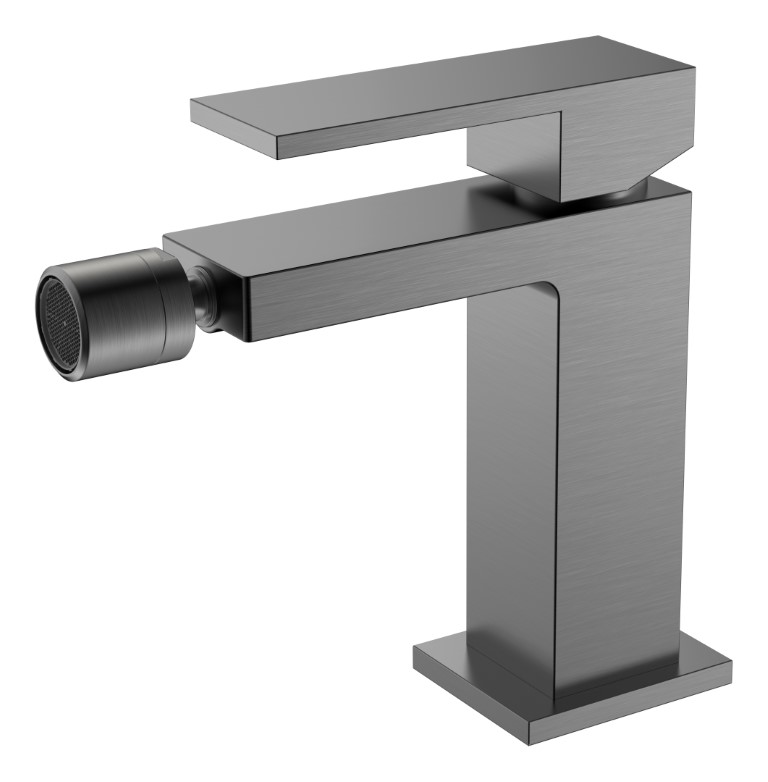 Boheme Qubic Смеситель для биде, без донного клапана, цвет: gun metall 476-GM