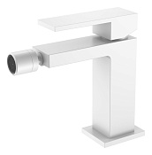 Boheme Qubic Смеситель для биде, без донного клапана, цвет: matt white 476-MW