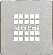 Allen Brau Priority Накладка для сифона 12,7x12,7 см, цвет: серебро 8.310N1-BA