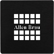 Allen Brau Priority Накладка для сифона 12,7x12,7 см, цвет: черный 8.310N1-BBA