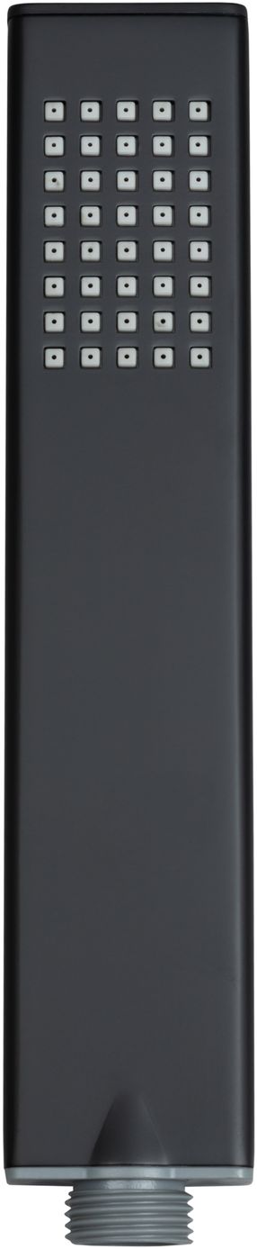 Allen Brau Infinity Ручной душ, 1 режим струи, 4x2x19,4h см, цвет: черный матовый 5.21022-31