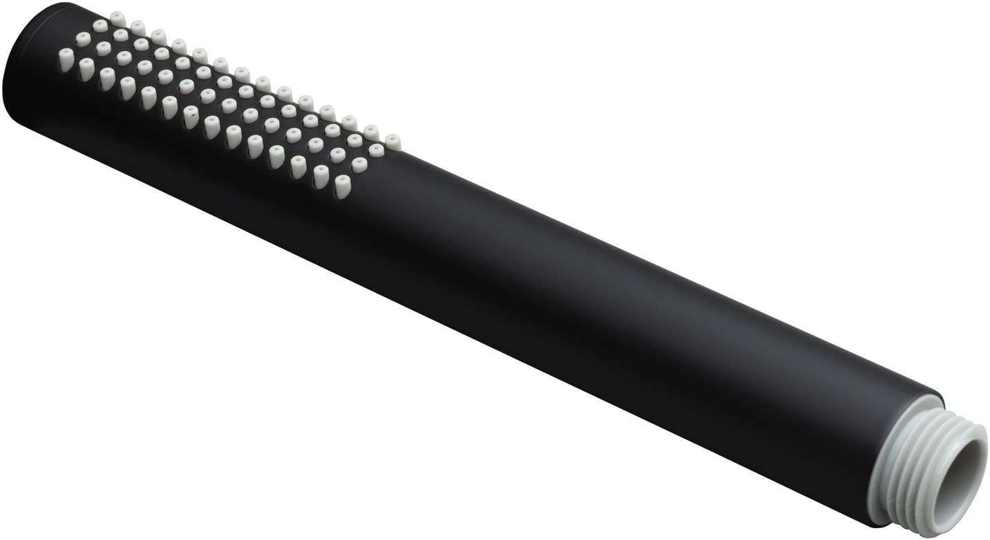 Allen Brau Priority Ручной душ, 1 режим струи, 2,5x2,5x18,8h см, цвет: черный матовый 5.31020-31