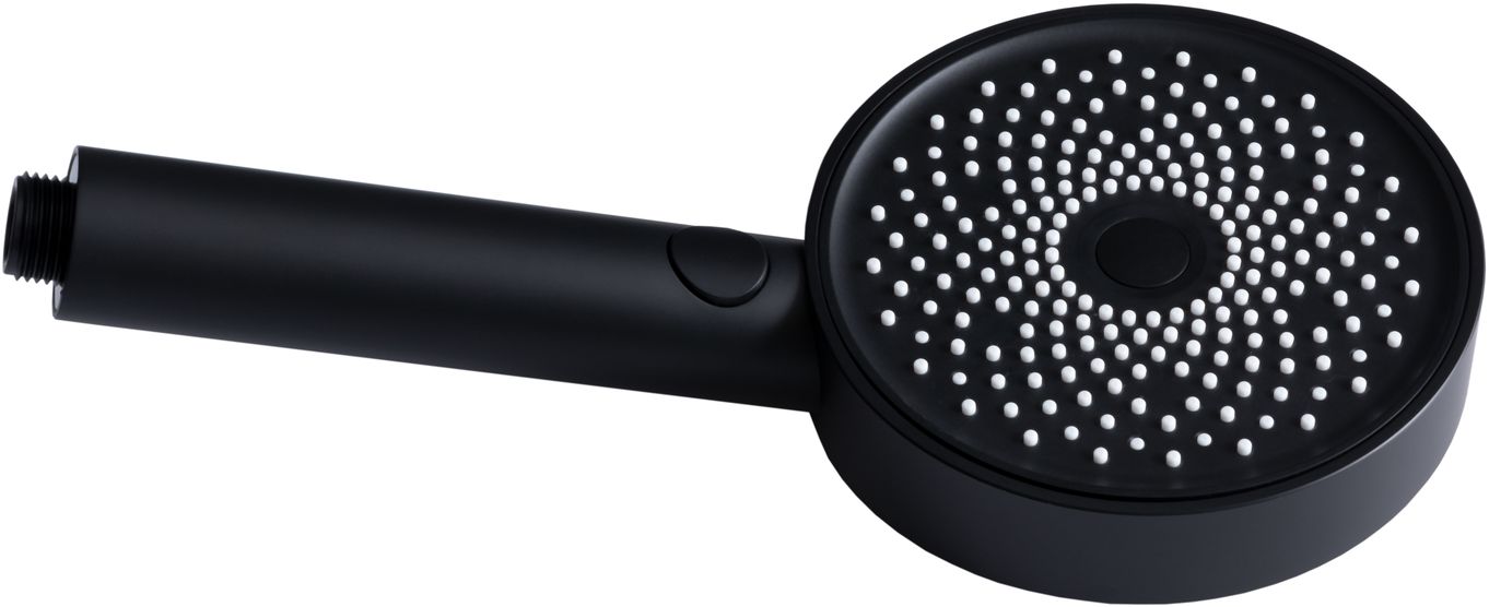 Allen Brau Priority Ручной душ, 3 режима струи, 13x6,5x27,9h см, цвет: черный матовый 5.31B20-31