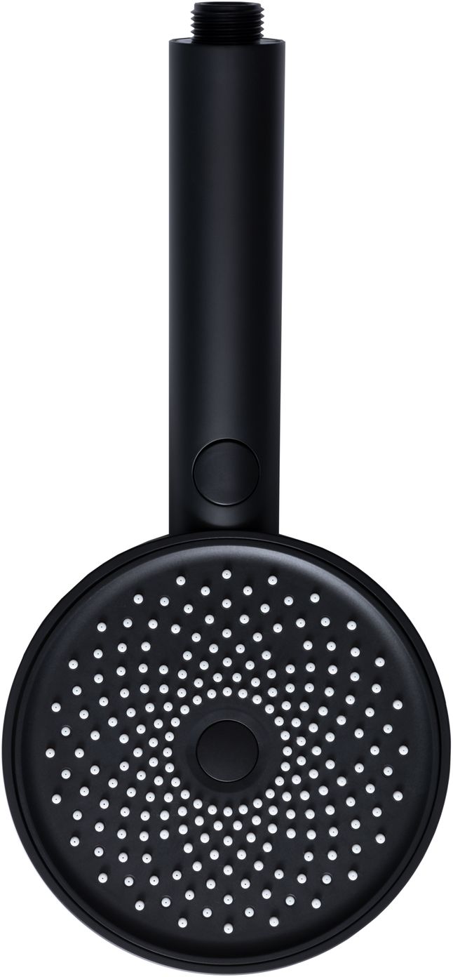 Allen Brau Priority Ручной душ, 3 режима струи, 13x6,5x27,9h см, цвет: черный матовый 5.31B20-31