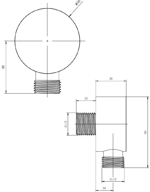 Allen Brau Priority Шланговое подключение 5x4,6x6,5h см, цвет: черный 5.31A15-31