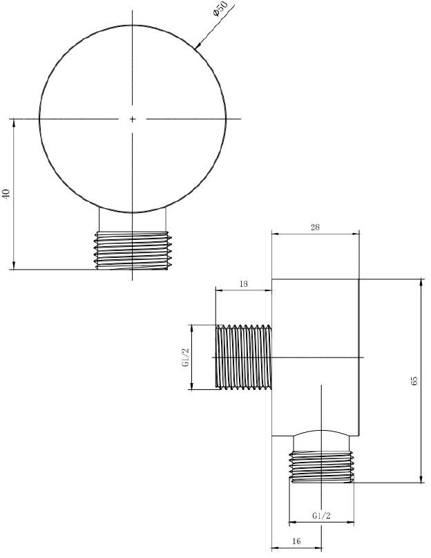 Allen Brau Priority Шланговое подключение 5x4,6x6,5h см, цвет: никель 5.31A15-BN